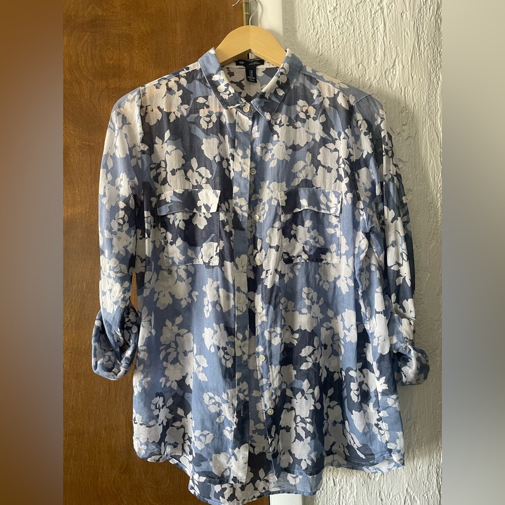 Gap Semi-Sheer Blouse
